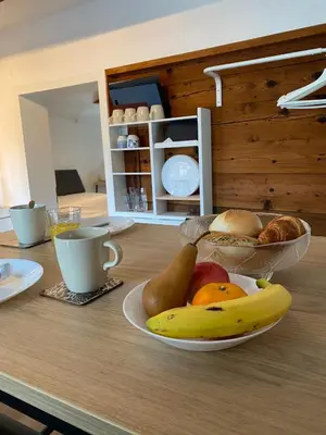 Essen in der Ferienwohnung oder in der Nähe