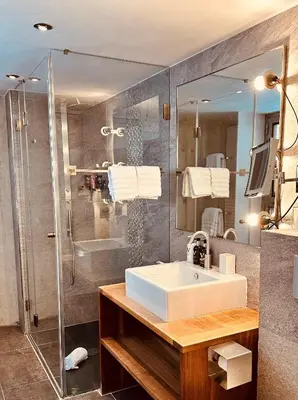 Ein Badezimmer in der Unterkunft Self Check-In Chalet Rooms