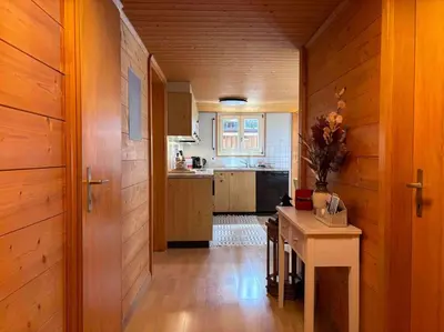 Küche/Küchenzeile in der Unterkunft Appartement Cosy - Chalet Central