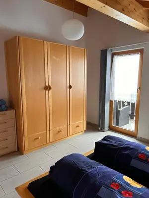 Ein Bett oder Betten in einem Zimmer der Unterkunft Chalet Adler Bettmeralp