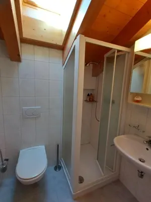 Ein Badezimmer in der Unterkunft Anessa 5-1 - Attika, atemberaubende Aussicht