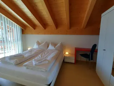 Ein Bett oder Betten in einem Zimmer der Unterkunft Anessa 5-1 - Attika, atemberaubende Aussicht