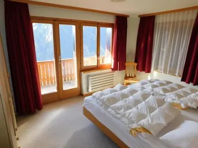 Ein Bett oder Betten in einem Zimmer der Unterkunft Ferienwohnung Fernblick