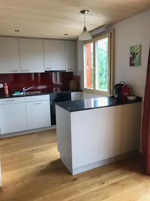 Küche/Küchenzeile in der Unterkunft Chalet Männertreu OG