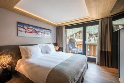 Ein Bett oder Betten in einem Zimmer der Unterkunft Top Lage, viel Platz & Komfort by ZermattStays