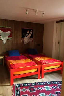 Ein Bett oder Betten in einem Zimmer der Unterkunft Apartment Strubeli by Interhome
