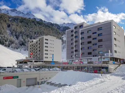 Ein allgemeiner Bergblick oder ein Berglick von der Ferienwohnung aus