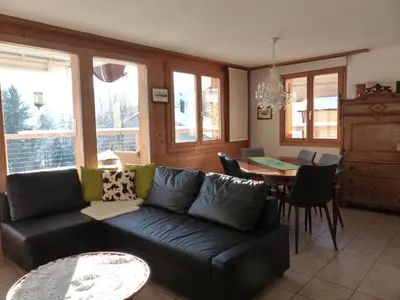 Ein Sitzbereich in der Unterkunft Apartment Strubelblick EG by Interhome