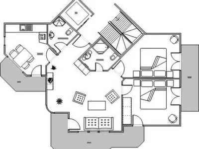 Grundriss der Unterkunft Apartment Haus Evita by Interhome