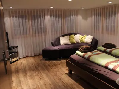Ein Sitzbereich in der Unterkunft Apartment Mier Gfallt's by Interhome