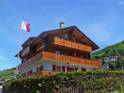 Das Gebäude in dem sich die Ferienwohnung befindet