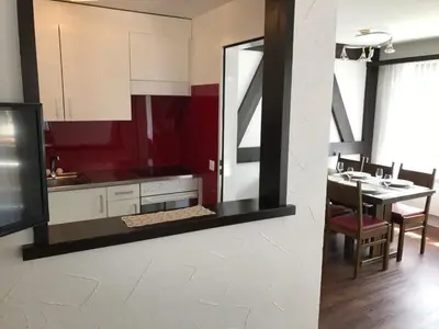 Küche/Küchenzeile in der Unterkunft Apartment Channa by Interhome