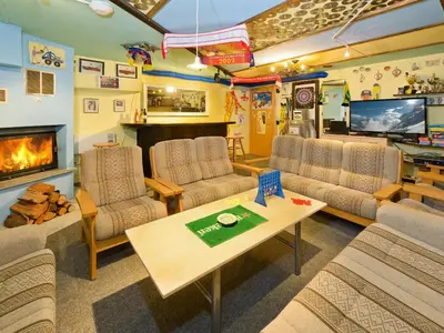 Ein Sitzbereich in der Unterkunft Apartment Haus Adora by Interhome