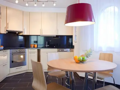 Küche/Küchenzeile in der Unterkunft Apartment B33 by Interhome