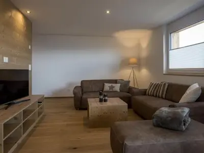 Ein Sitzbereich in der Unterkunft Apartment Huwetz EG Süd by Interhome