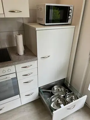 Küche/Küchenzeile in der Unterkunft Apartment TOM