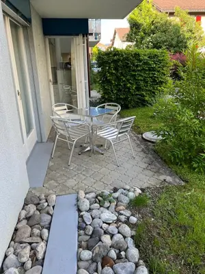 Ein Garten an der Unterkunft Apartment TOM