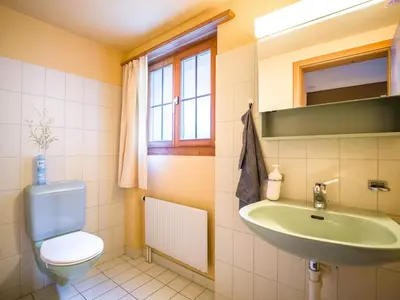 Ein Badezimmer in der Unterkunft Gästehaus Milital