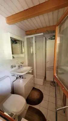 Ein Badezimmer in der Unterkunft Chalet Bergtraum