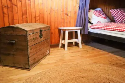 Ein Bett oder Betten in einem Zimmer der Unterkunft Ô Bercail