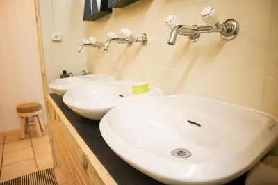 Ein Badezimmer in der Unterkunft Ô Bercail Gîte de basse montagne 7' de vercorin