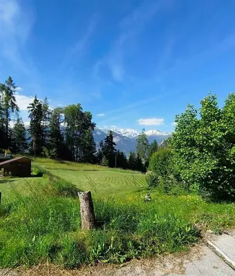 Naturlandschaft in der Nähe des Chalets