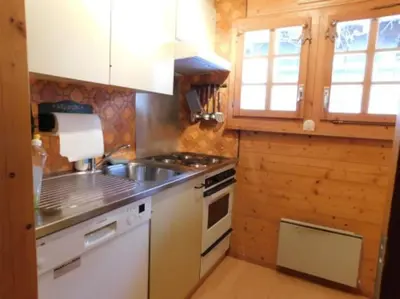 Küche/Küchenzeile in der Unterkunft Chalet Silentium