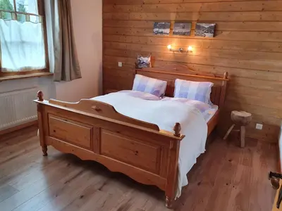Ein Bett oder Betten in einem Zimmer der Unterkunft Chalet Valerie