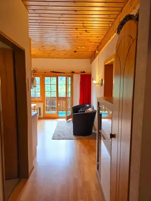 Ein Sitzbereich in der Unterkunft Suite Tucan