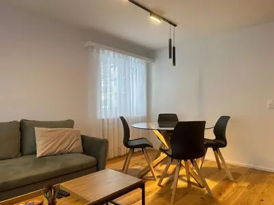 Ein Sitzbereich in der Unterkunft Appartement Confort & Style