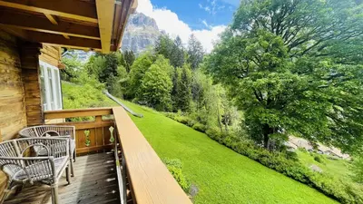 Naturlandschaft in der Nähe des Chalets