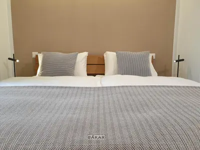 Ein Bett oder Betten in einem Zimmer der Unterkunft Osteria Bäkar