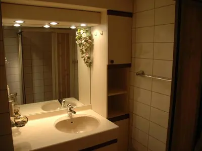 Ein Badezimmer in der Unterkunft Apartment Bärgchutzli Parterre by Interhome