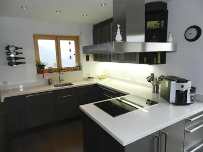 Küche/Küchenzeile in der Unterkunft Apartment Panorama- Chalet by Interhome