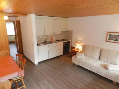 Küche/Küchenzeile in der Unterkunft Apartment Résidence Sonnegg - Vuilleumier by Interhome
