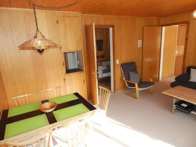 Ein Sitzbereich in der Unterkunft Apartment Goldrose by Interhome