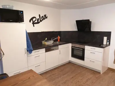Küche/Küchenzeile in der Unterkunft Apartment Gletscherhorn II - Tapia by Interhome