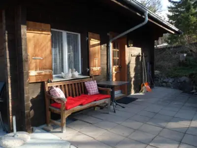 Ein Patio oder anderer Außenbereich in der Unterkunft Apartment Sumpfbödeli by Interhome