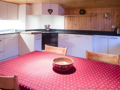 Küche/Küchenzeile in der Unterkunft Apartment Am Bächli by Interhome