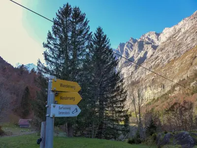Naturlandschaft in der Nähe des Ferienhauses