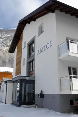 Ein allgemeiner Bergblick oder ein Berglick von der Ferienwohnung aus