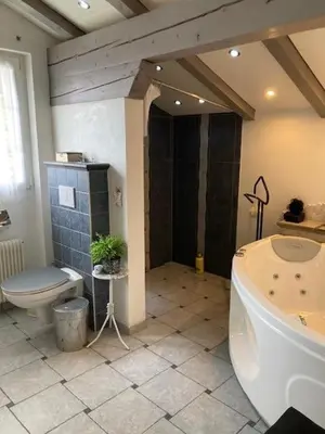 Ein Badezimmer in der Unterkunft Duplex Ferienwohnung Edelweiss