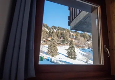 Appartement au centre du village à Anzère im Winter