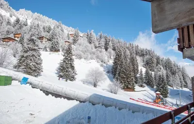 Appartement au centre du village à Anzère im Winter