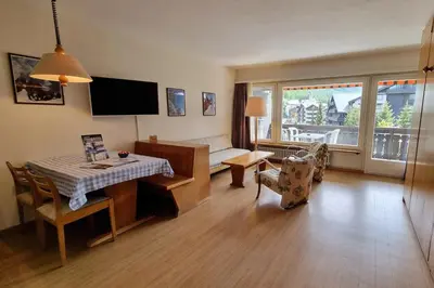 TV/Unterhaltungsangebot in der Unterkunft Haus Matten, Studio Findeln