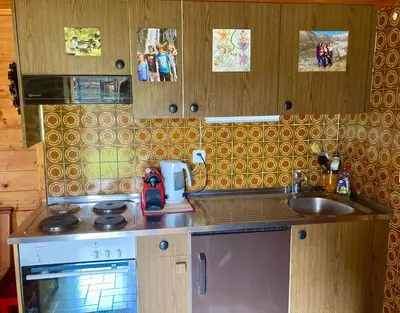 Küche/Küchenzeile in der Unterkunft Chalet in Niederwald