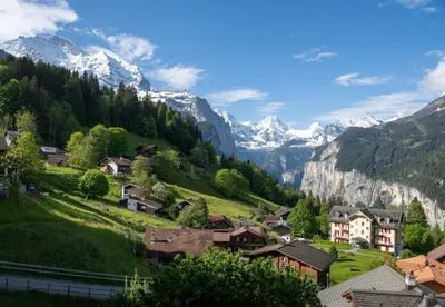 Naturlandschaft in der Nähe der Ferienwohnung