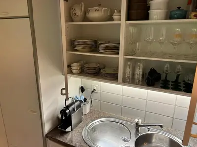 Küche/Küchenzeile in der Unterkunft Lake Park Apartment