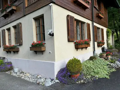 Das Gebäude in dem sich die Ferienwohnung befindet
