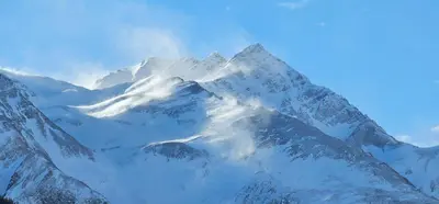 Ein allgemeiner Bergblick oder ein Berglick von der Ferienwohnung aus